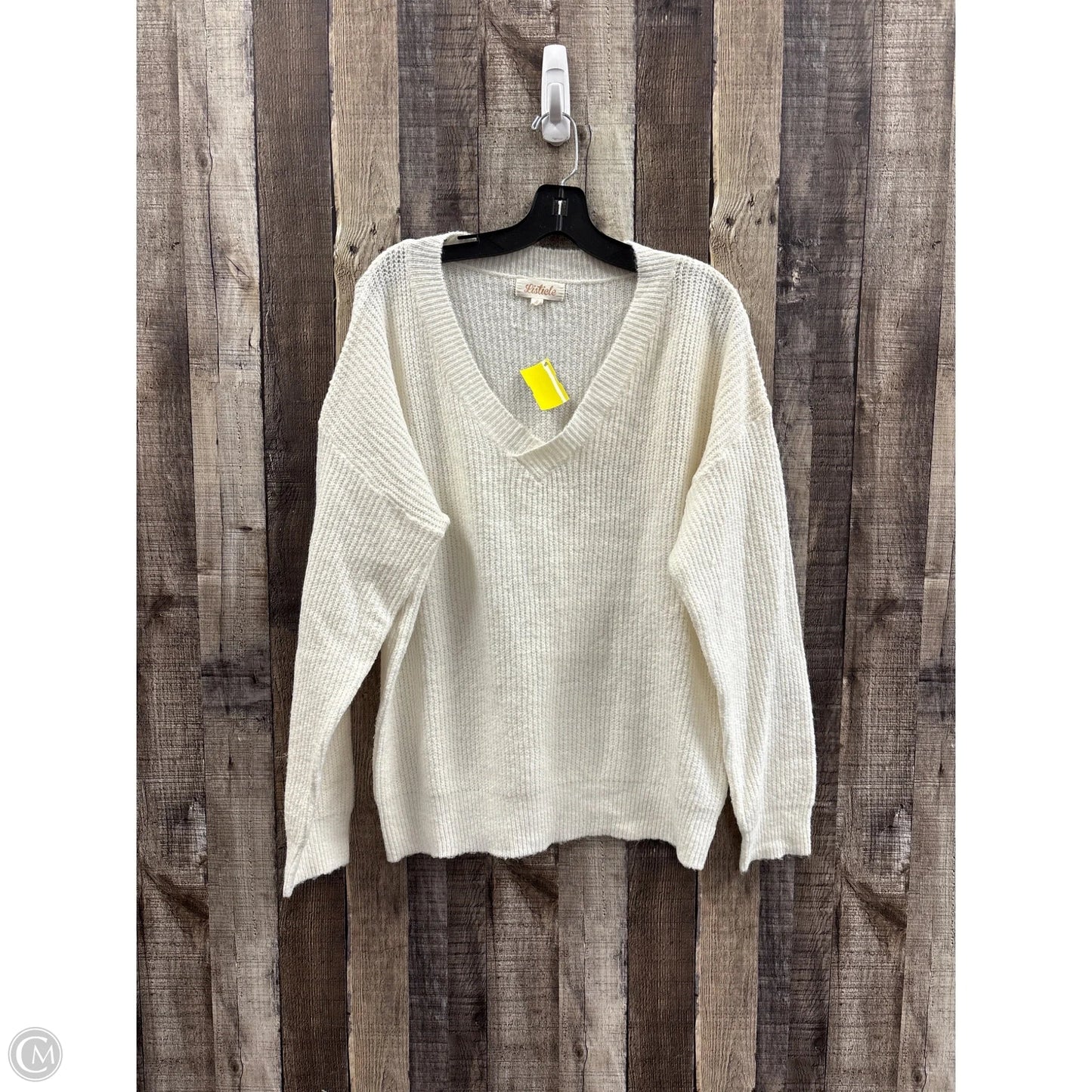 Sweater By Listicle In Ivory, Size: S