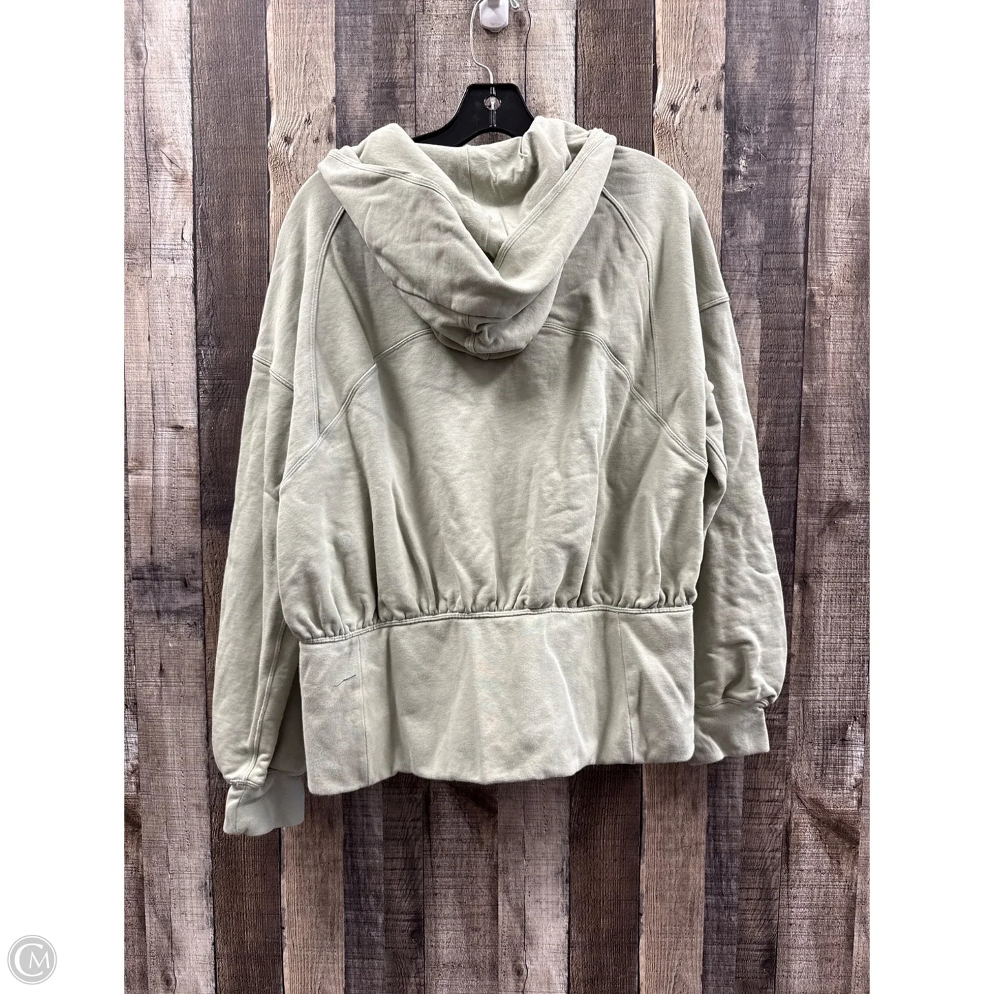 Athletic Jacket By Lululemon In Green, Size: 12