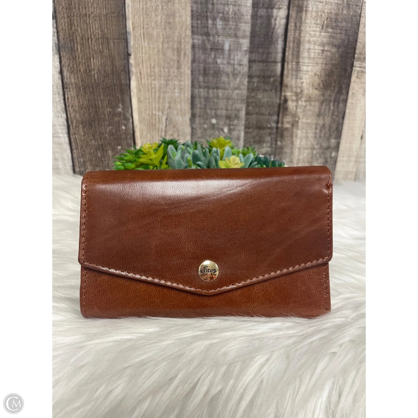 Wallet Leather By Lodis, Size: Medium