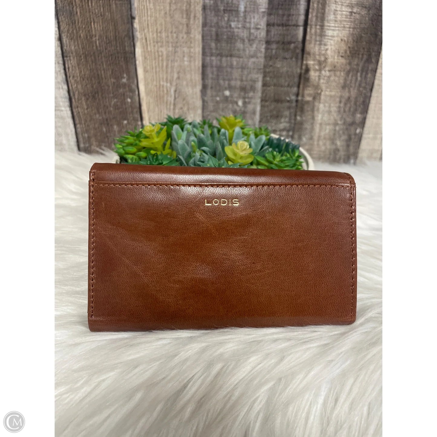 Wallet Leather By Lodis, Size: Medium