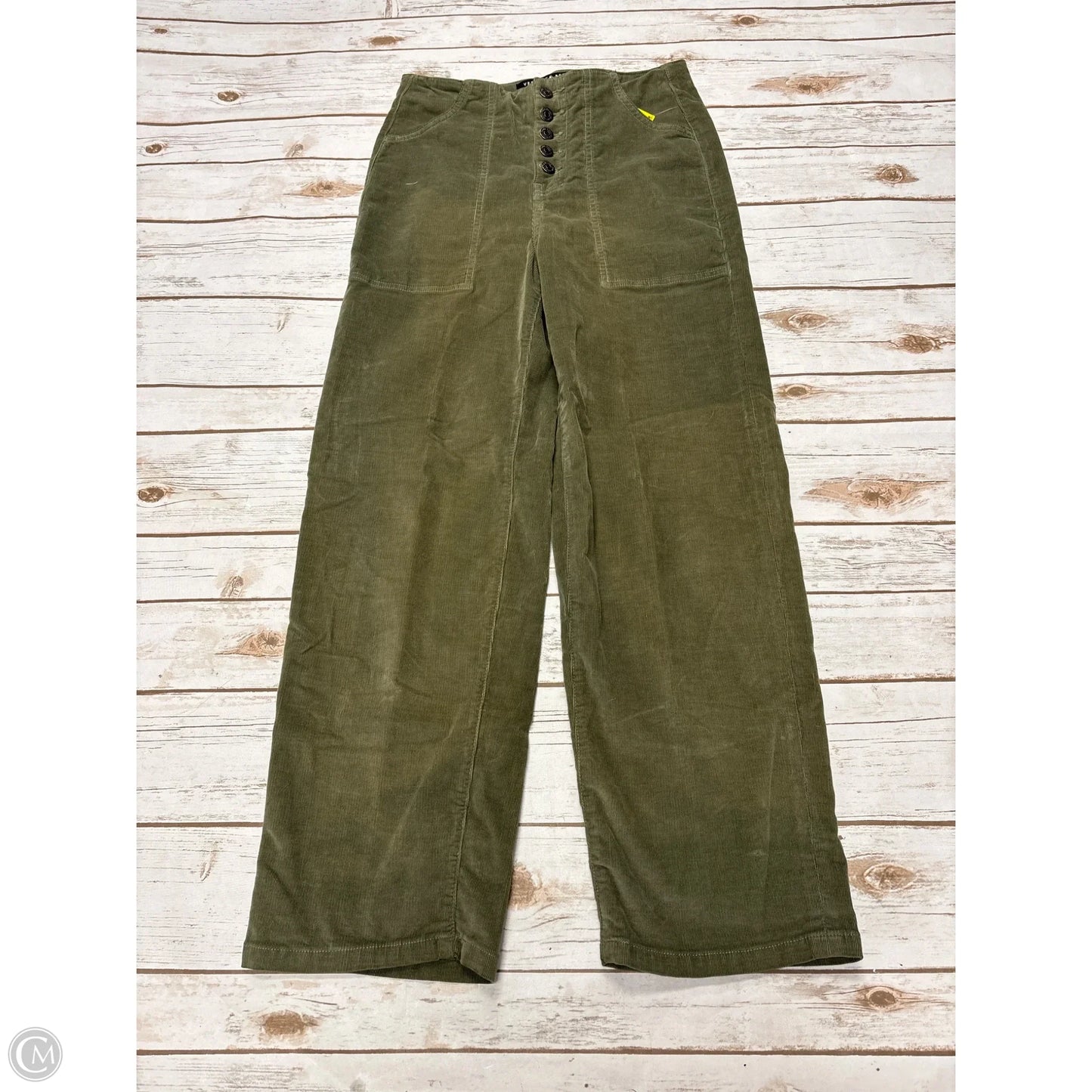 Jeans Straight By Veronica Beard In Green, Size: 4