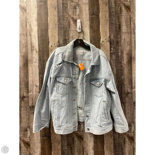 Jacket Denim By Celebrity Pink In Blue, Size: L
