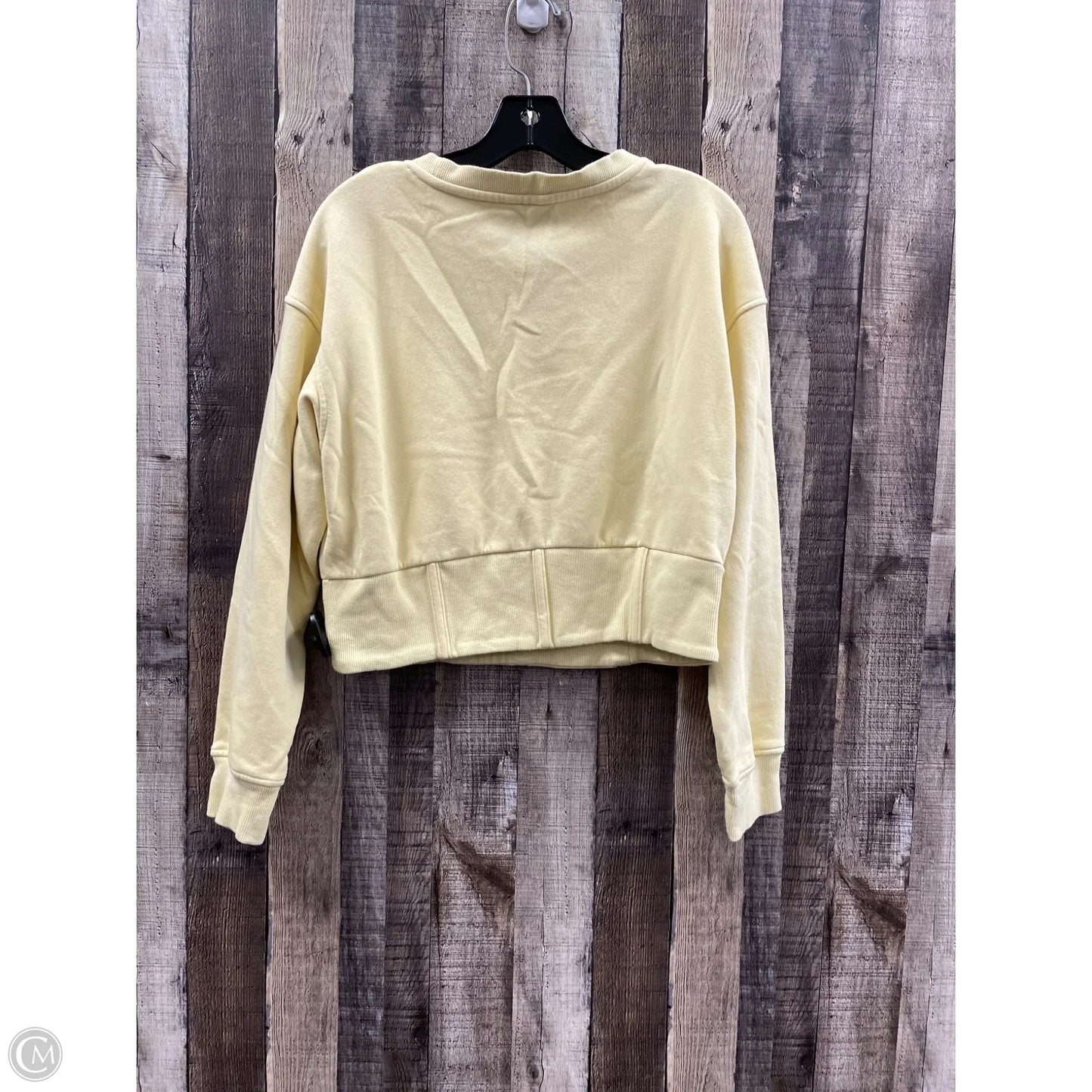 Top Long Sleeve By Future Collective In Yellow, Size: L