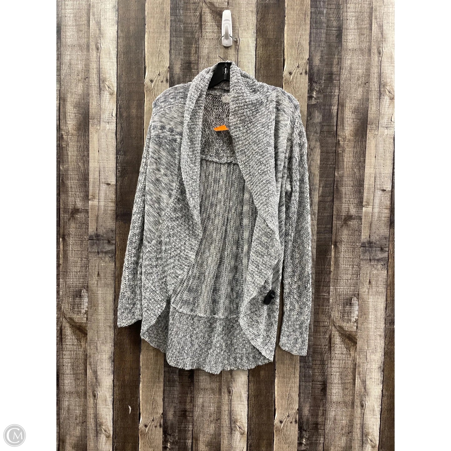 Sweater Cardigan By Cme In Grey, Size: L