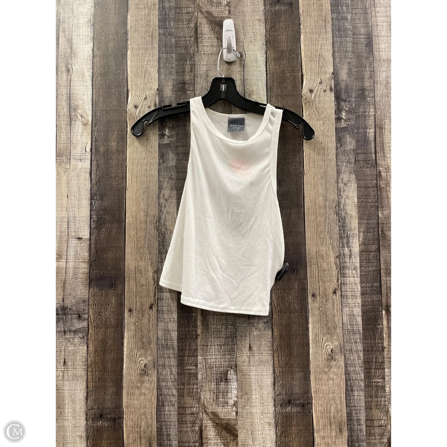 Tank Top By Olivia Rae In White, Size: L