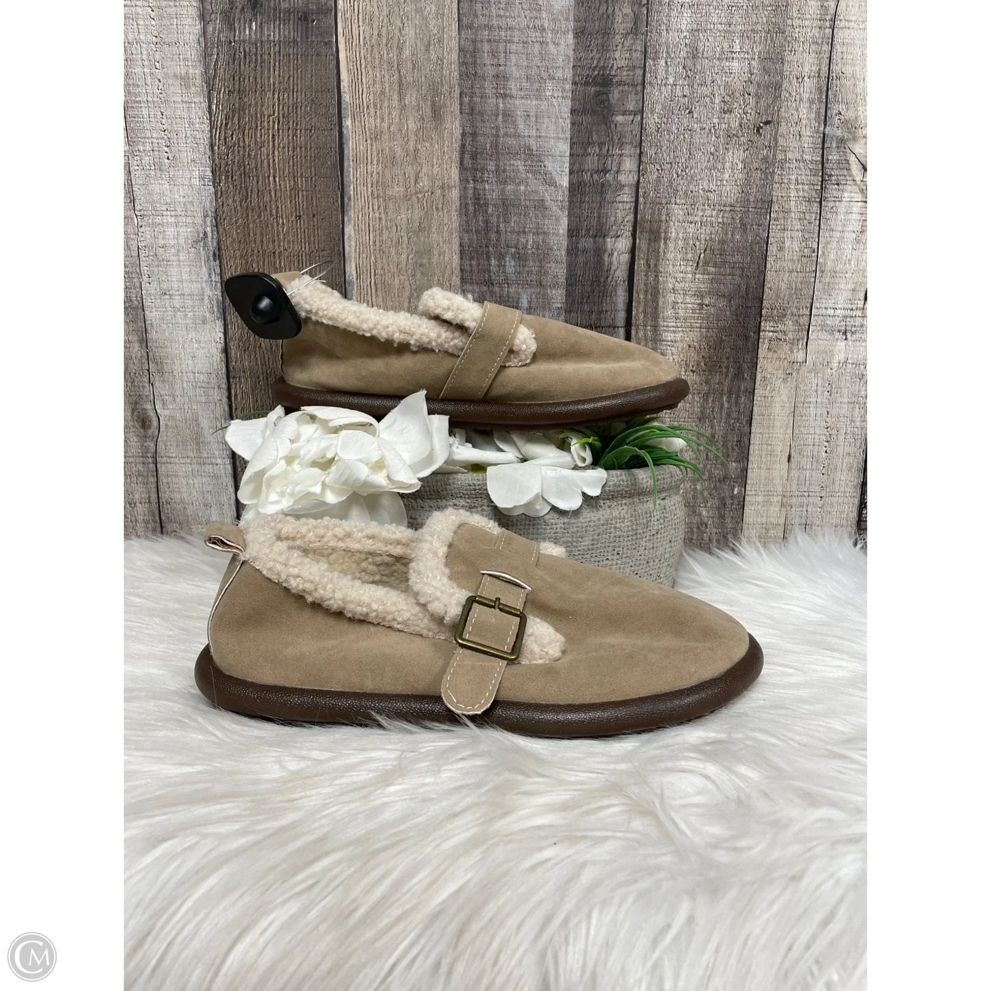 Shoes Flats By Cmf In Tan, Size: 7