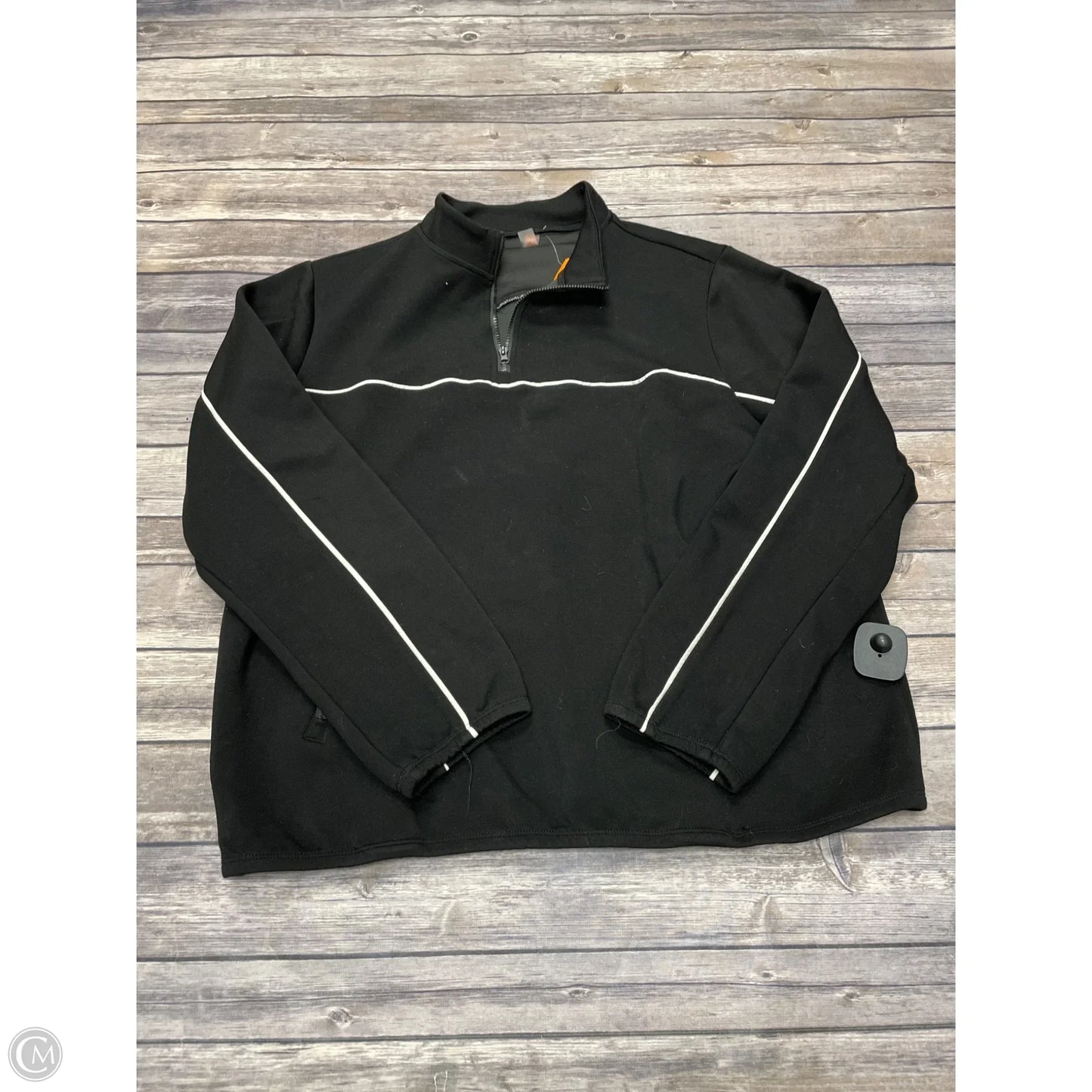 Athletic Jacket By Mono B In Black, Size: L