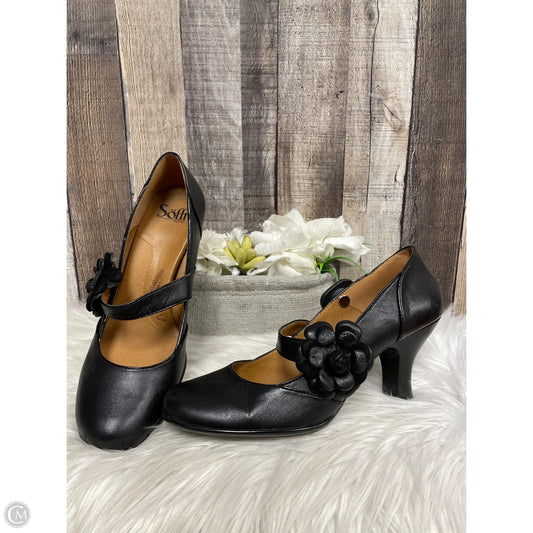 Shoes Heels Block By Sofft In Black, Size: 9.5