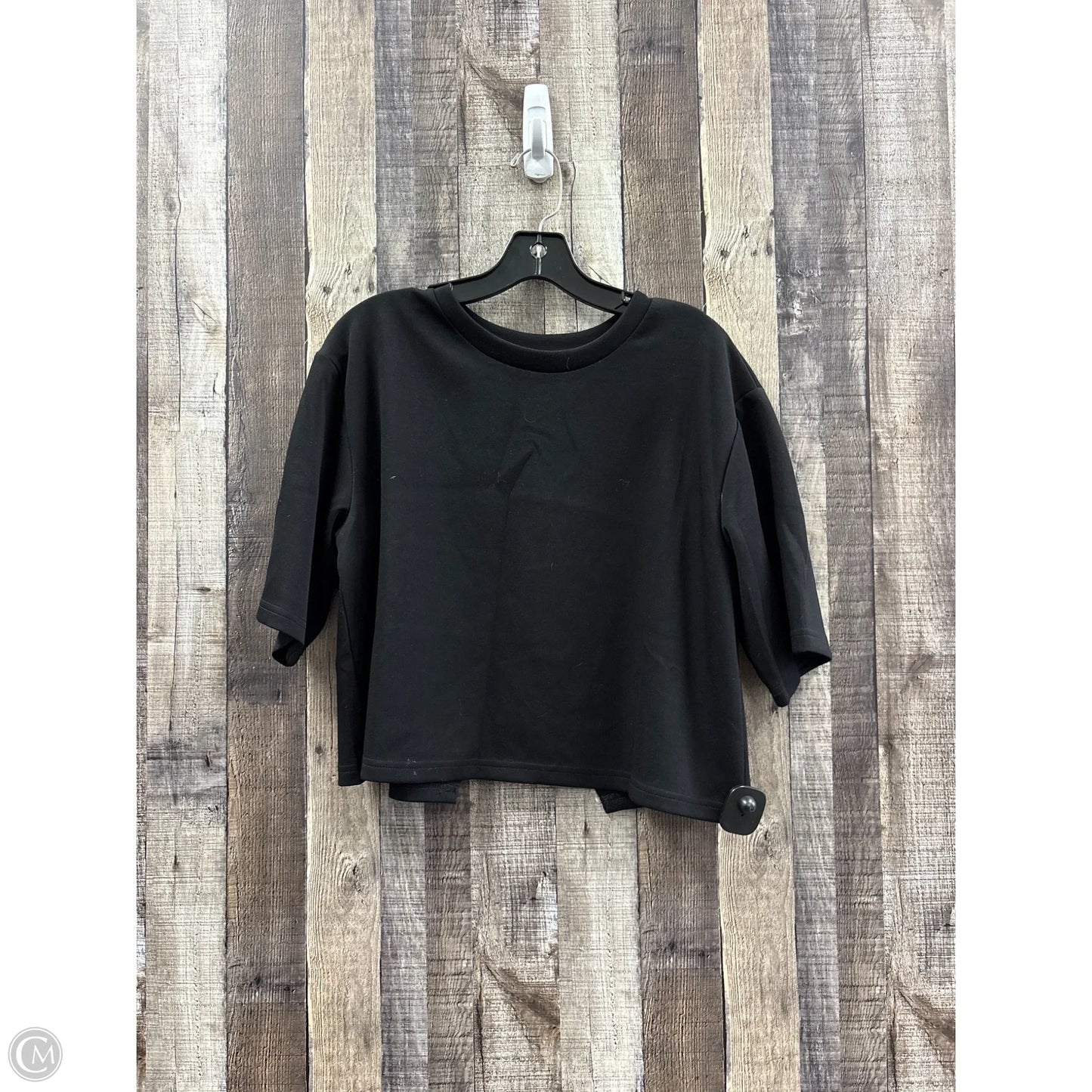 Top Short Sleeve By Cme In Black, Size: Xs