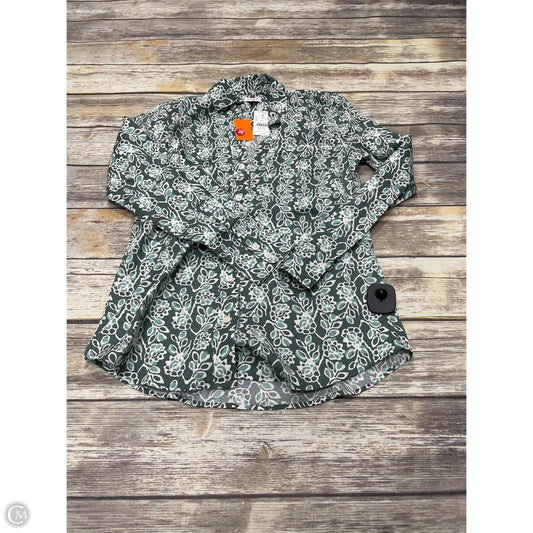 Top Long Sleeve By J. Crew In Green, Size: Xs