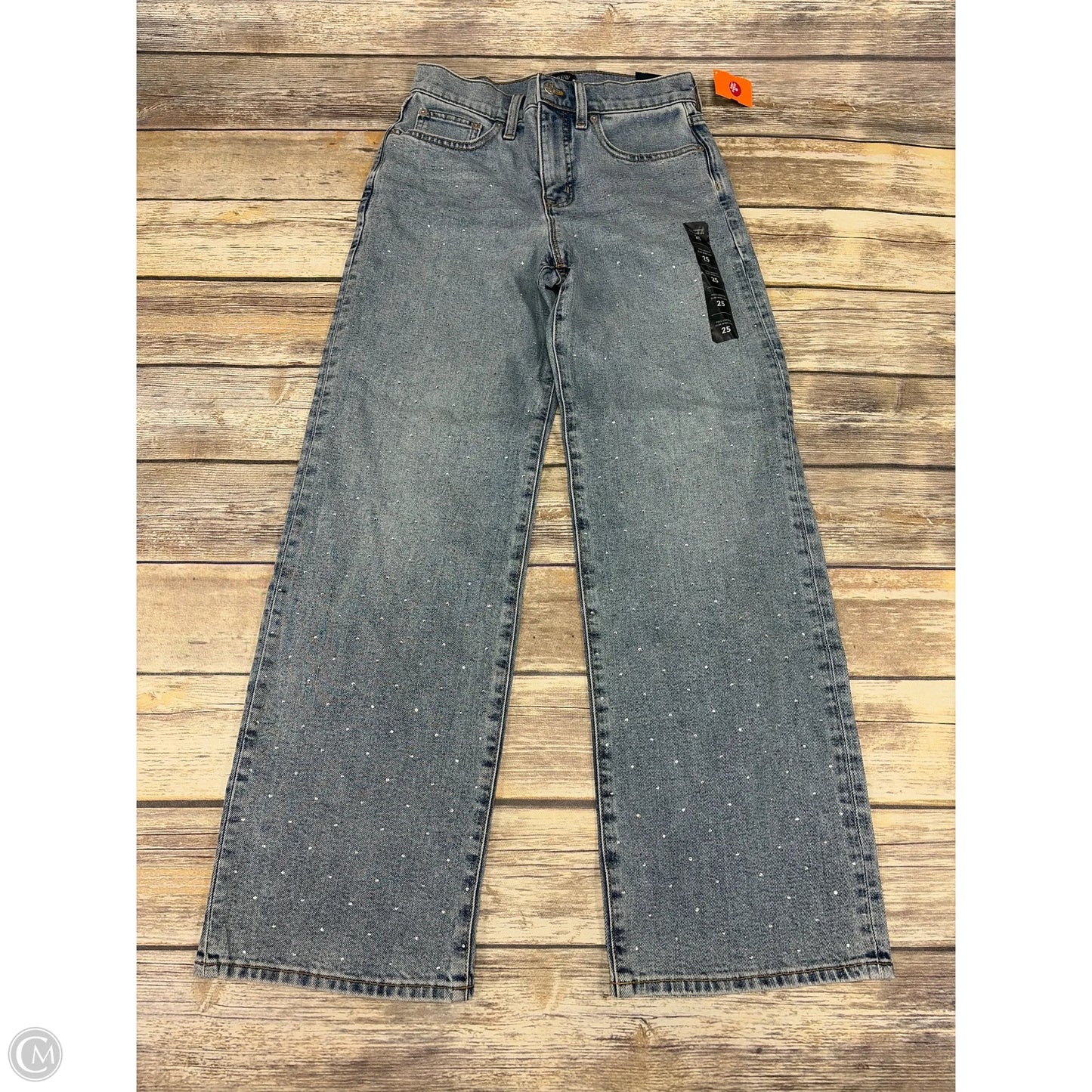 Jeans Wide Leg By J. Crew In Blue Denim, Size: 0