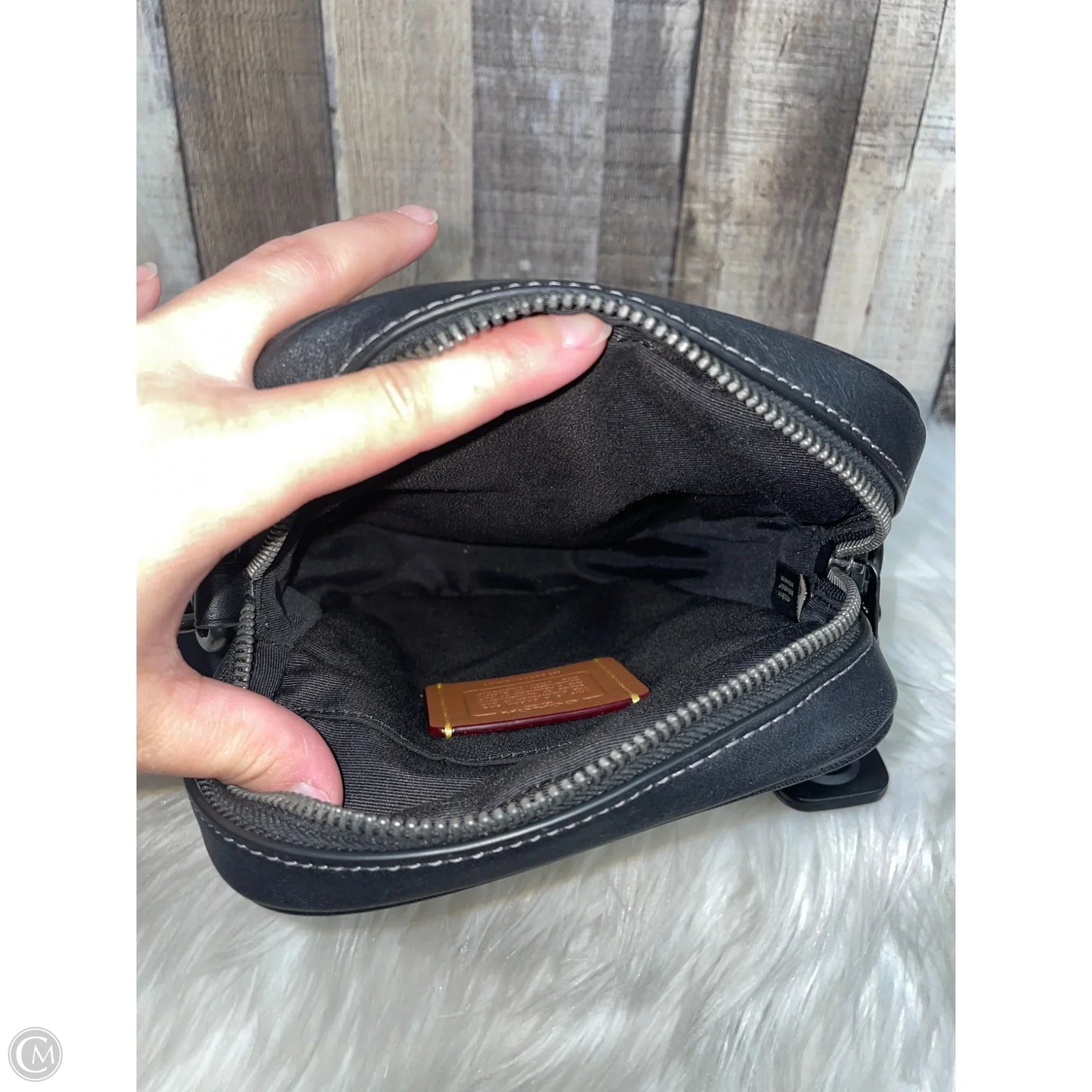 Crossbody Designer By Coach, Size: Medium