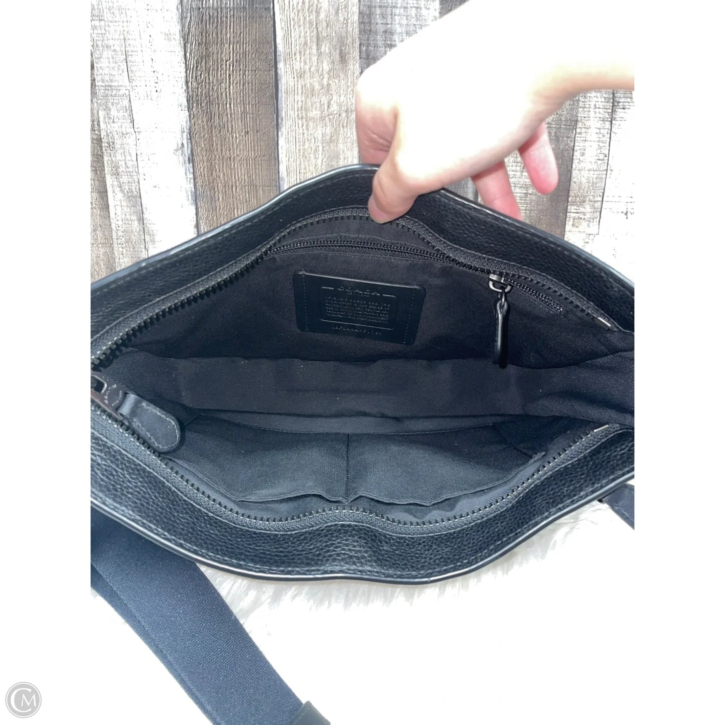 Tote Designer By Coach, Size: Medium