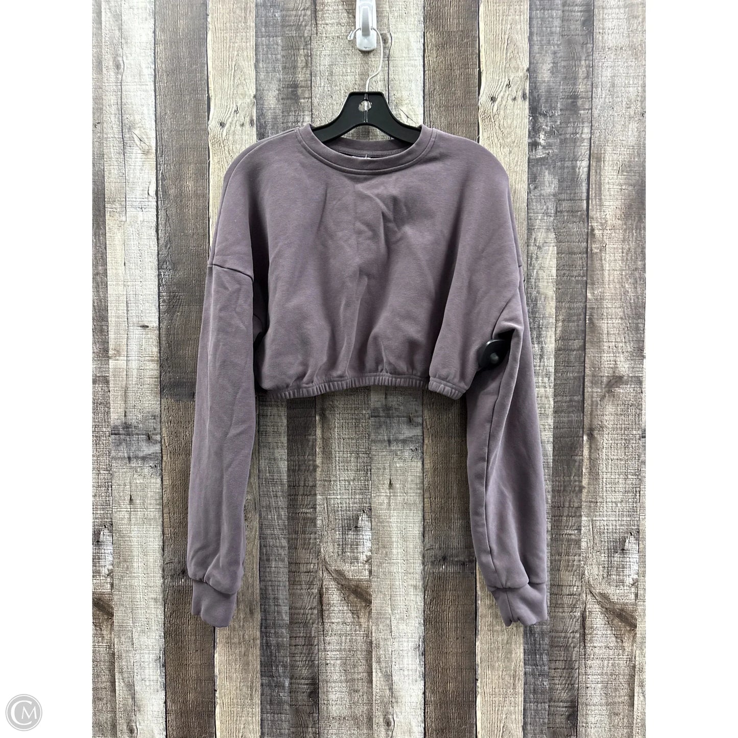 Sweatshirt Crewneck By Buffbunny In Purple, Size: L