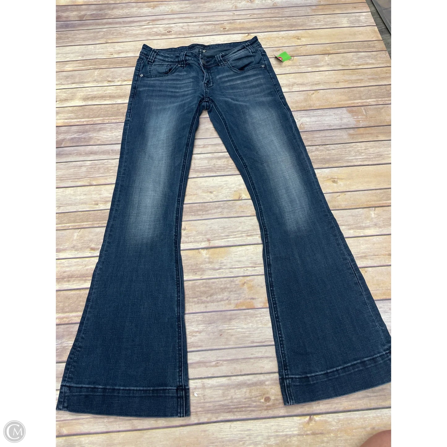Jeans Flared By Rock & Roll In Blue, Size: 8