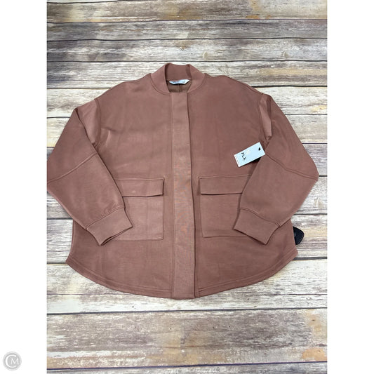 Athletic Jacket By Flx In Brown, Size: S