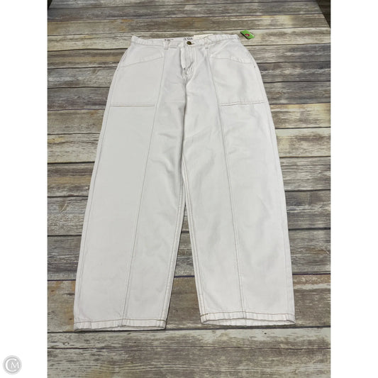 Jeans Straight By Ana In Cream Denim, Size: 14
