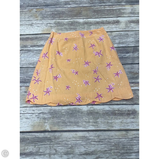 Skirt Designer By Lilly Pulitzer In Orange, Size: 2