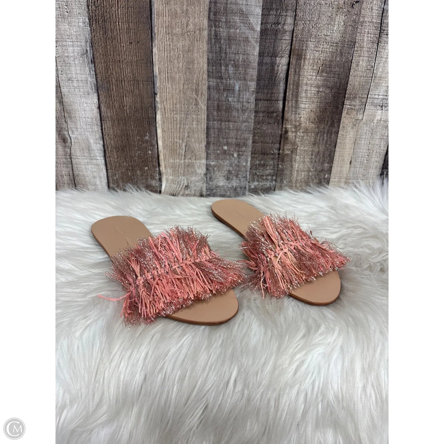 Sandals Flats By Loeffler Randall In Pink, Size: 7.5