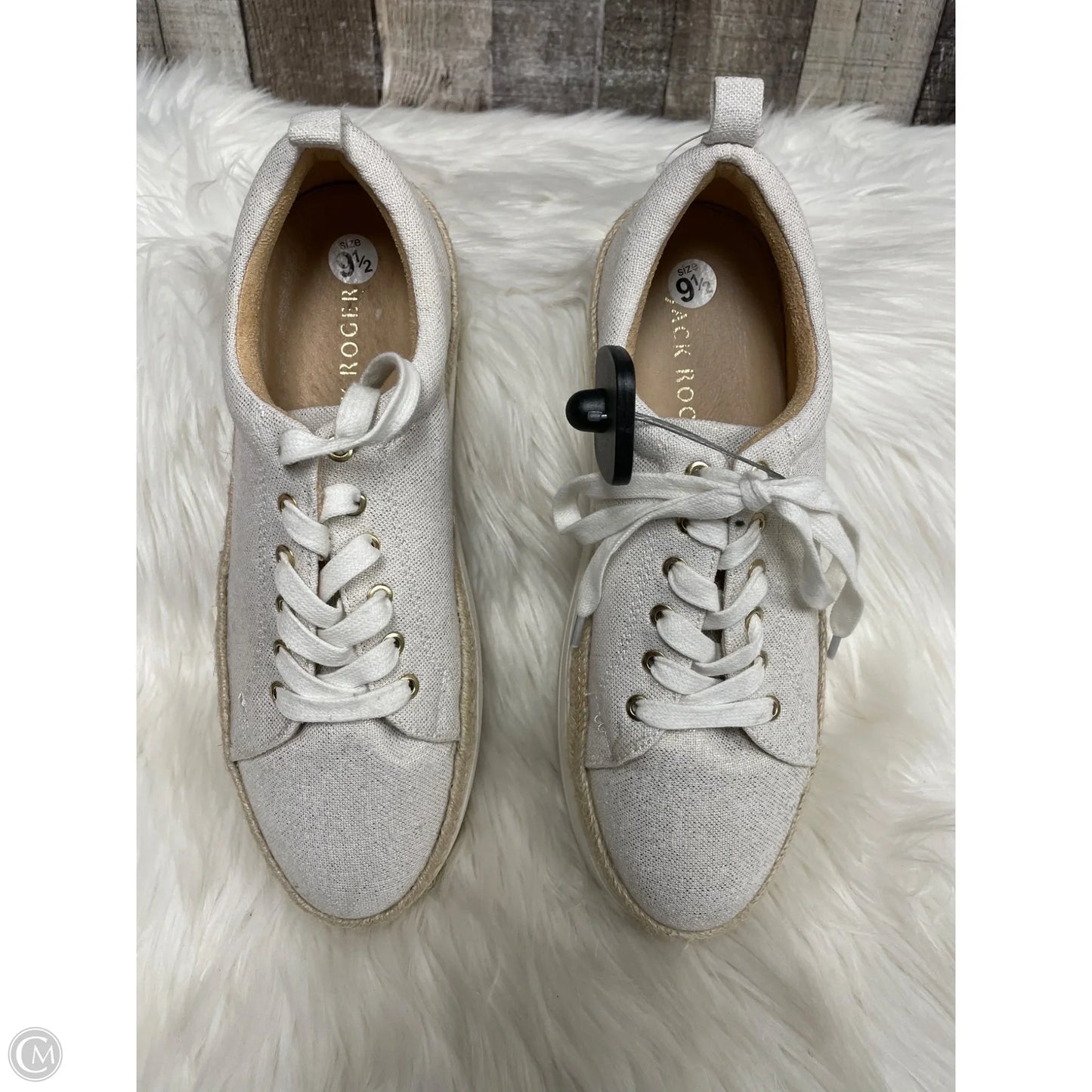 Shoes Sneakers By Jack Rogers In Ivory, Size: 9.5