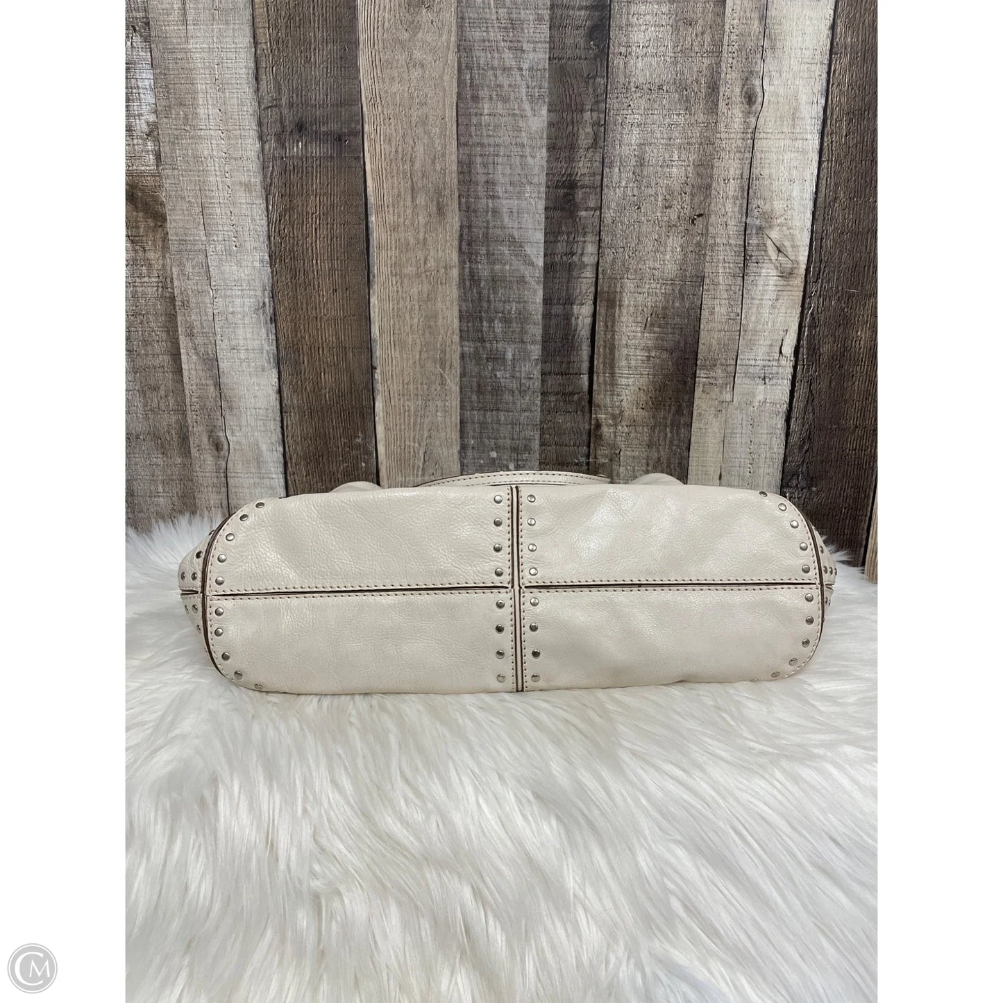 Handbag Leather By Michael By Michael Kors, Size: Medium