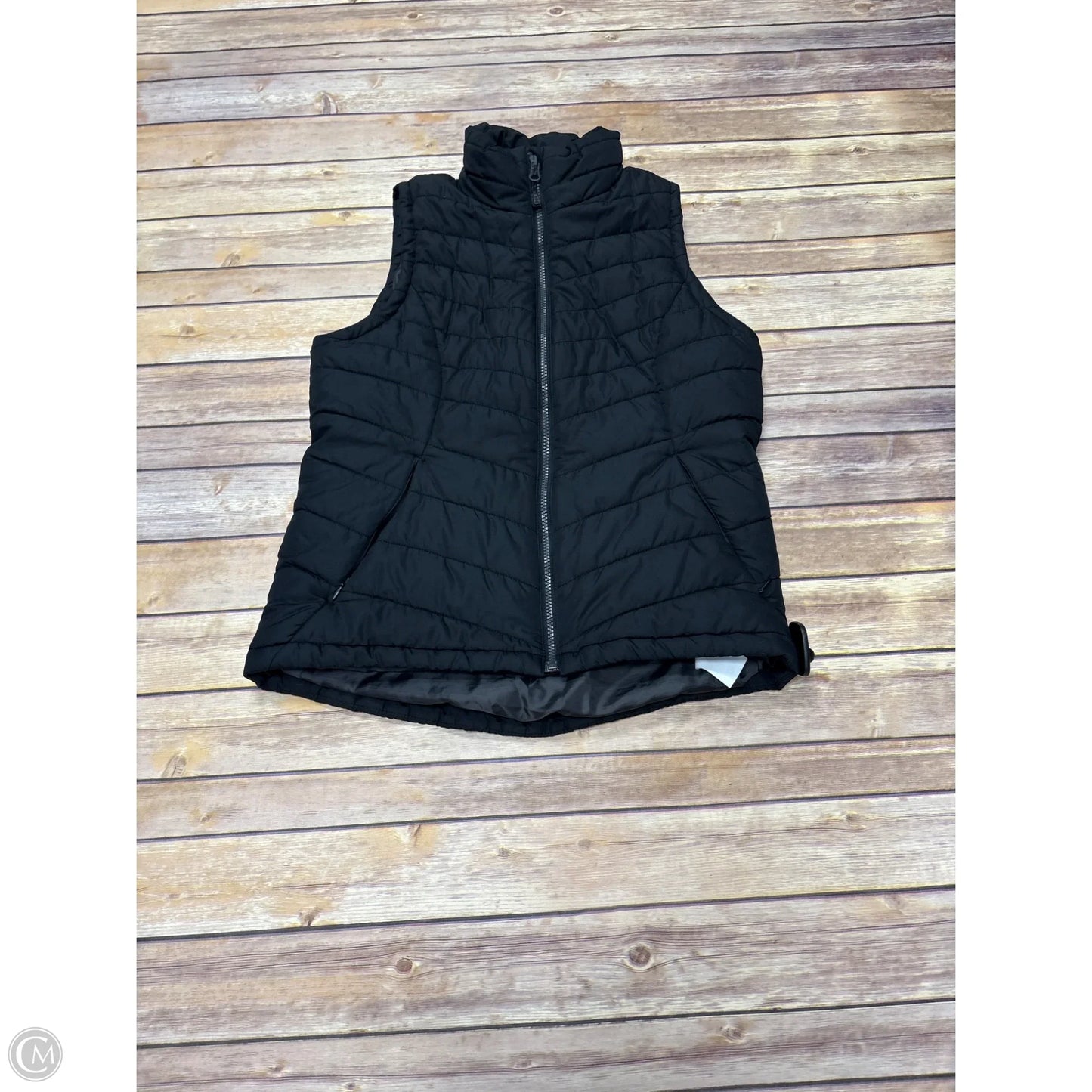 Vest Puffer & Quilted By Dsg Outerwear In Black, Size: S
