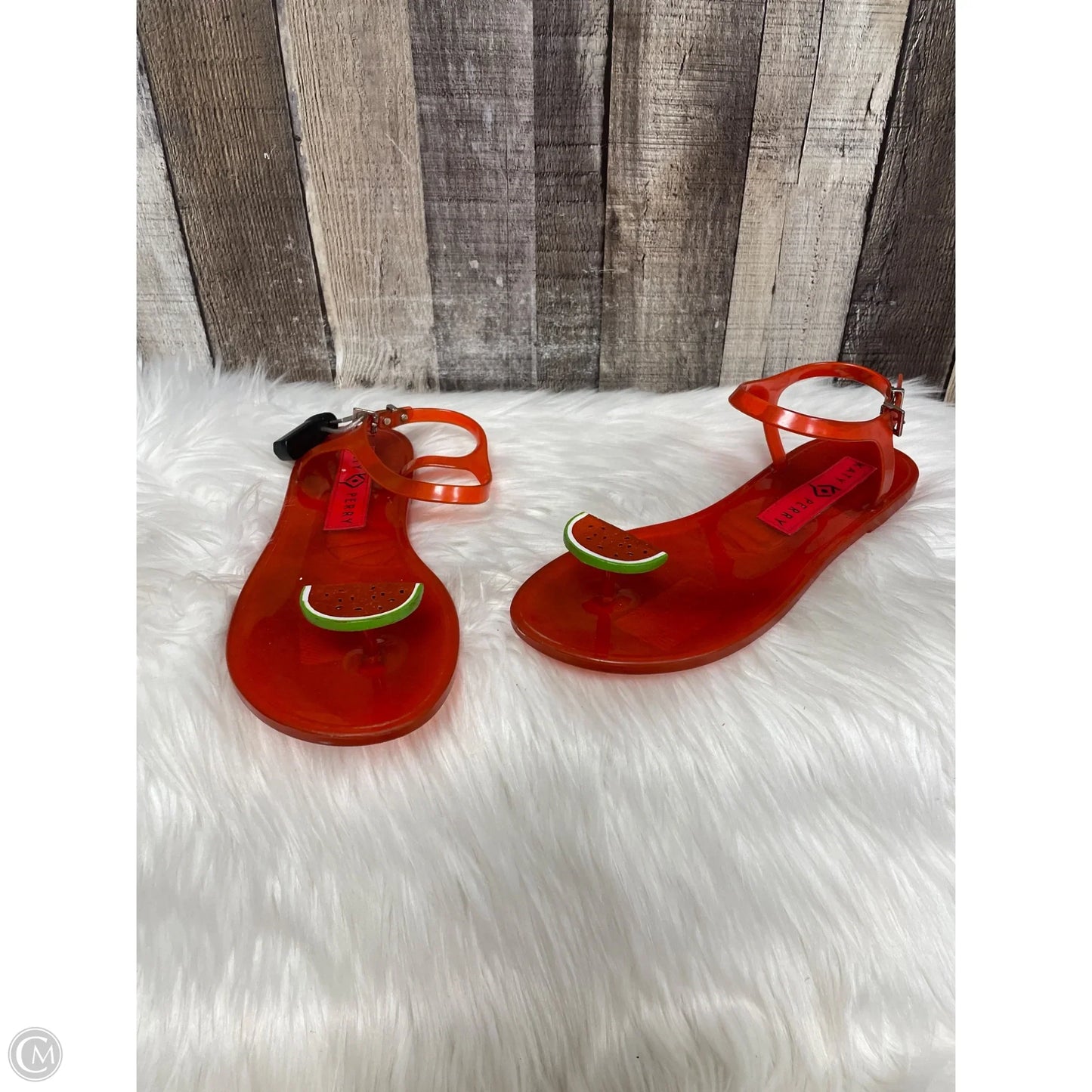 Sandals Flats By Katy Perry In Red, Size: 9