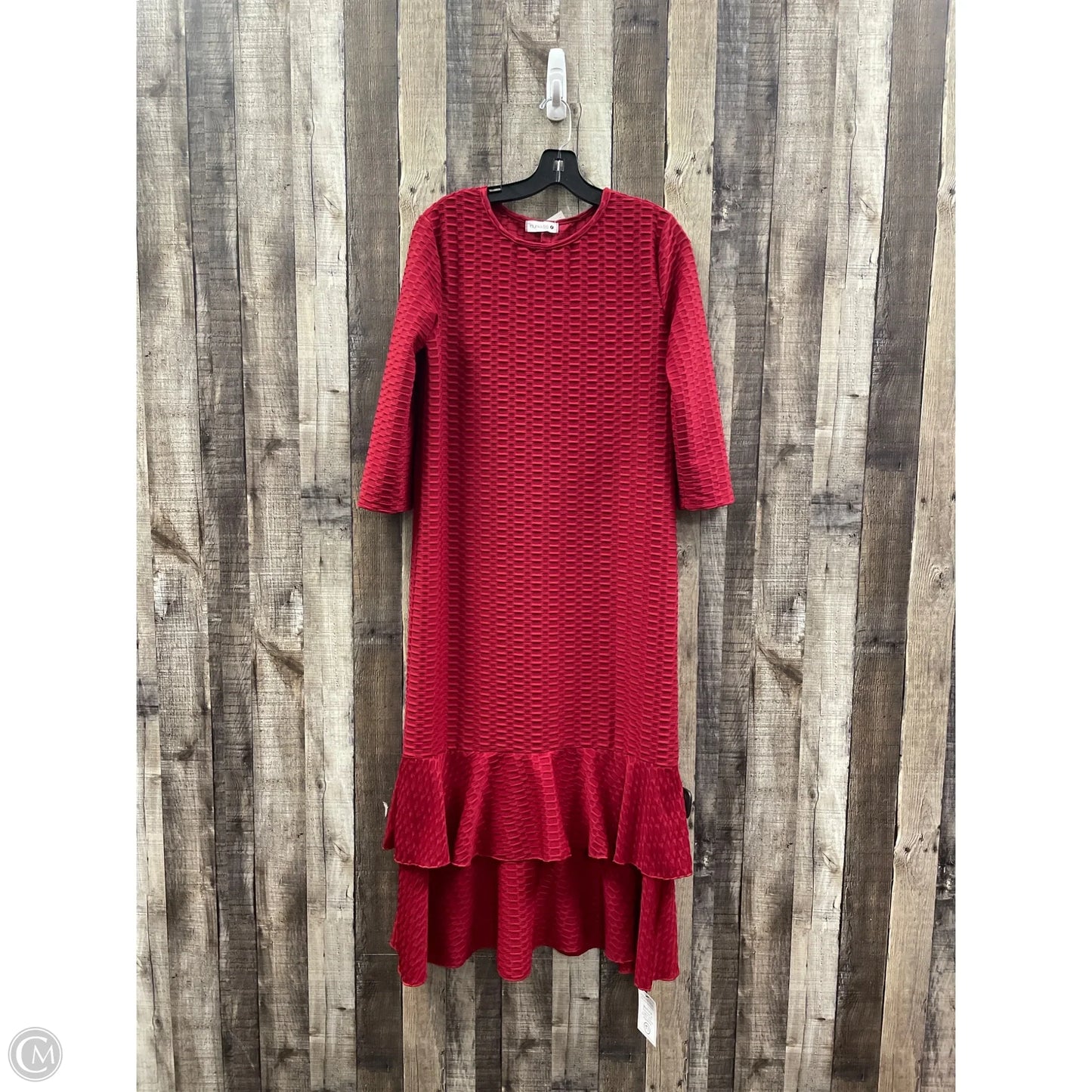 Dress Casual Maxi By Cmf In Red, Size: L
