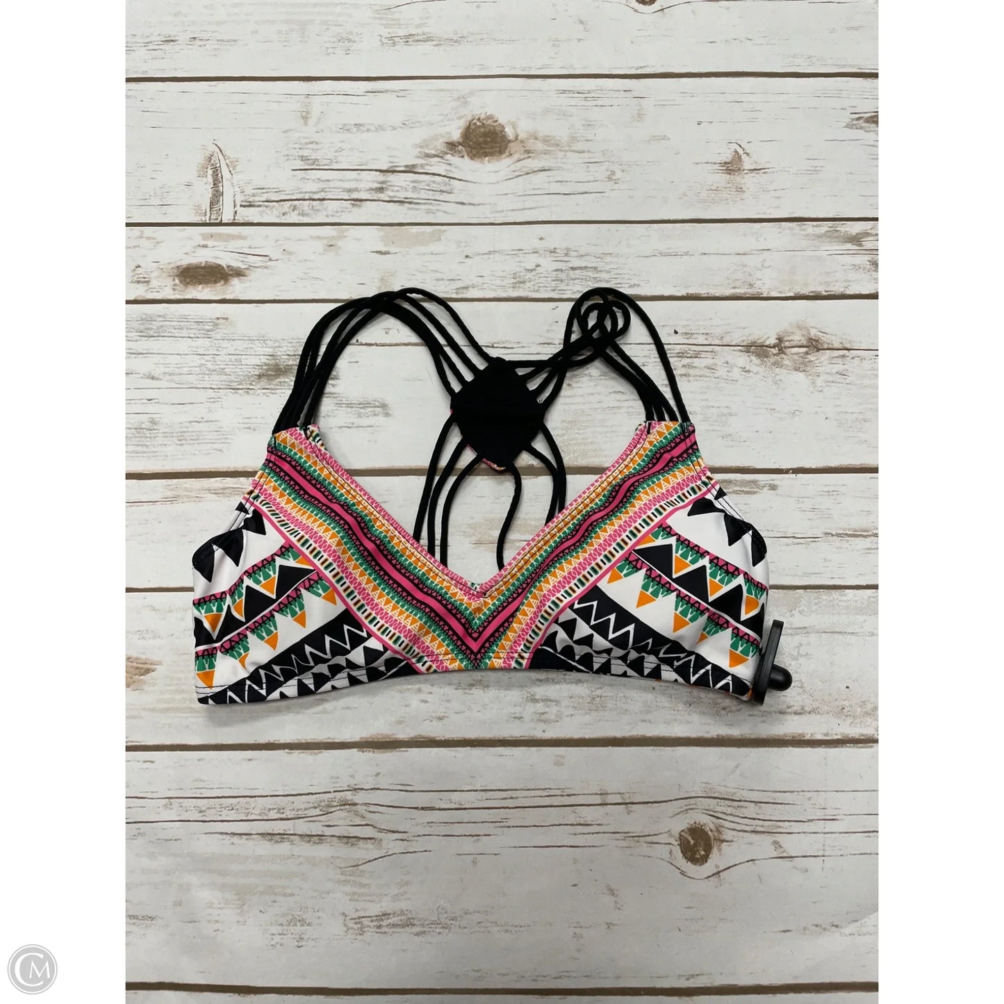 Swimsuit Top By Xhilaration In Floral Print, Size: M