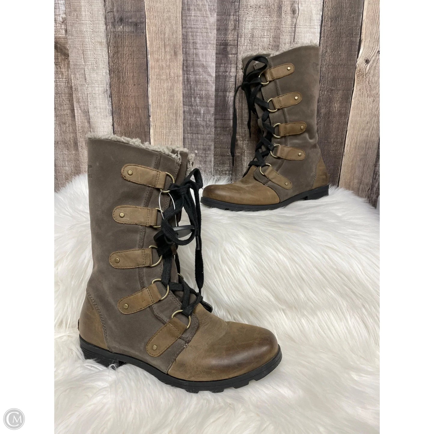 Boots Snow By Sorel In Brown, Size: 10