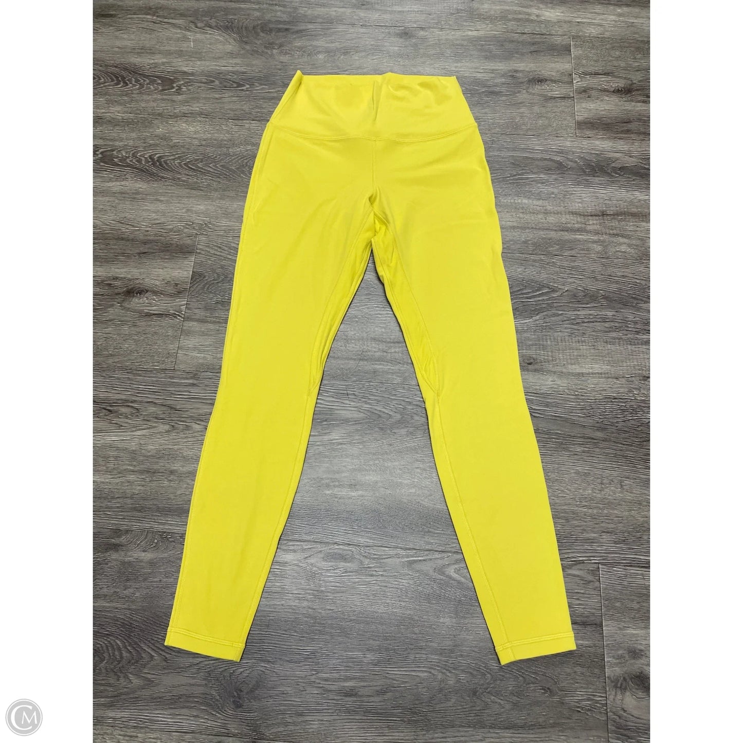 Athletic Leggings By Lululemon In Green, Size: 8