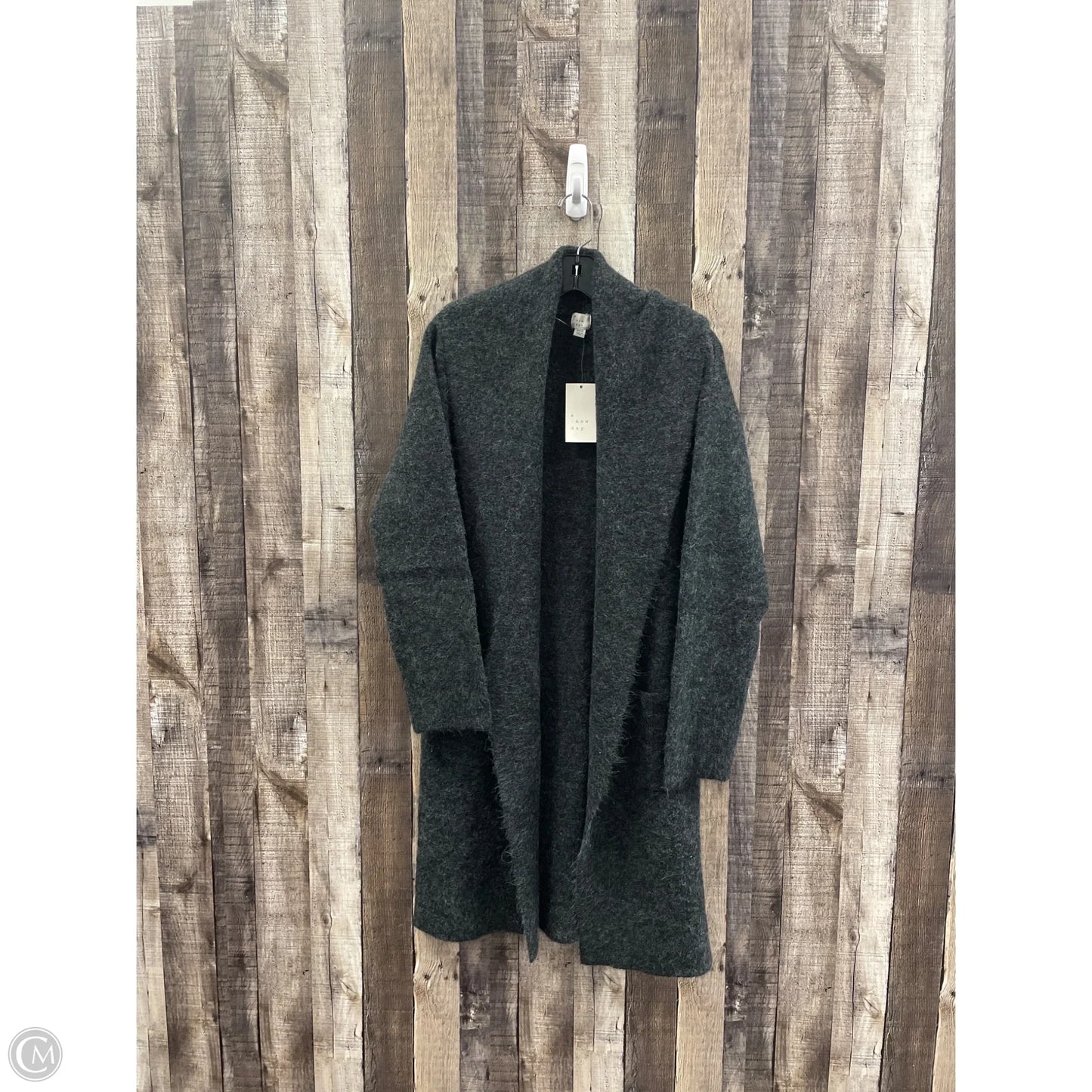 Sweater Cardigan By A New Day In Black, Size: Xs
