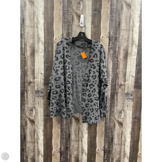 Sweater Cardigan By Torrid In Animal Print, Size: 1x