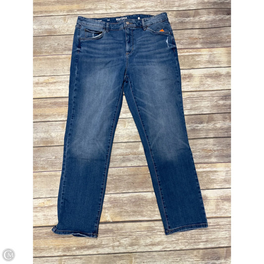 Jeans Straight By Sonoma In Blue Denim, Size: 16