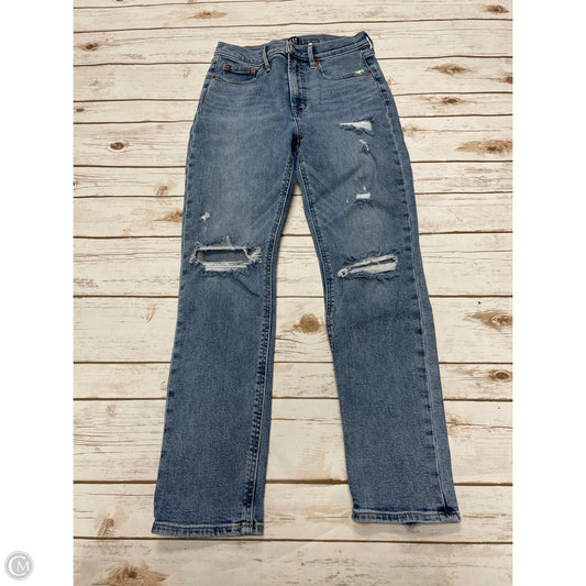 Jeans Skinny By Gap In Blue Denim, Size: 4