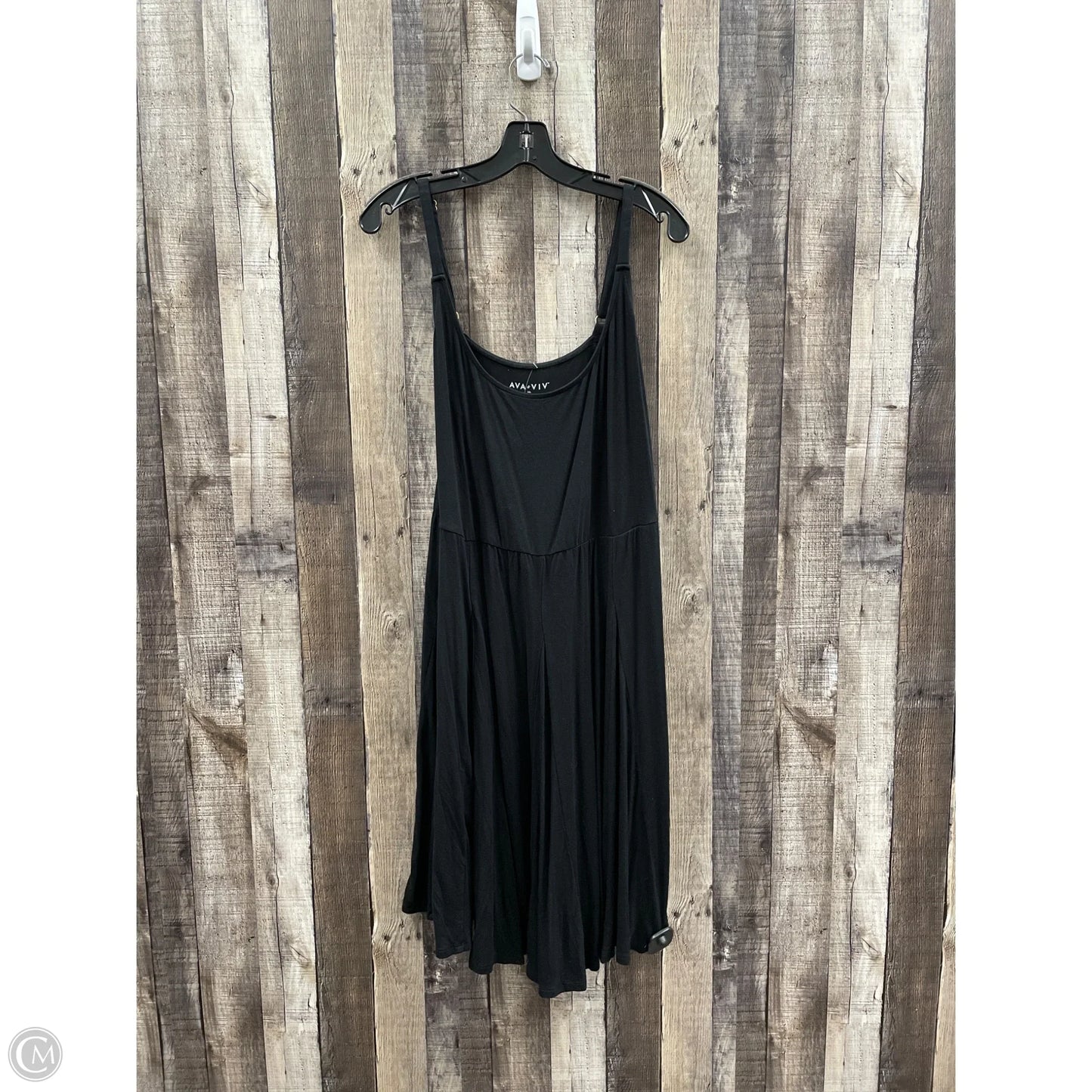 Dress Casual Midi By Ava & Viv In Black, Size: Xxl