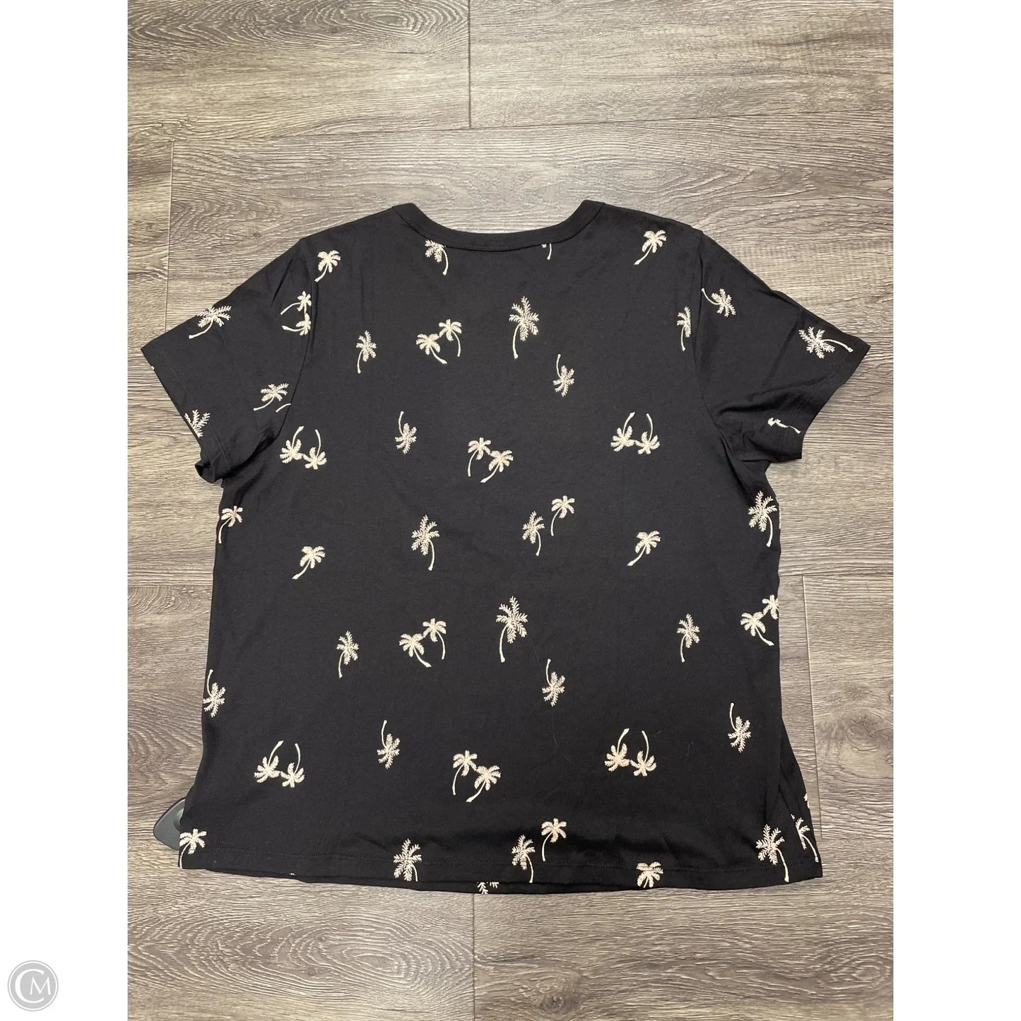 Top Short Sleeve Basic By Old Navy In Black, Size: L