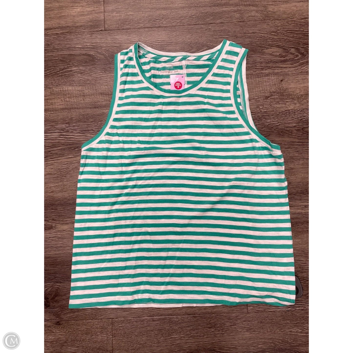 Top Sleeveless By J. Crew In Striped Pattern, Size: L