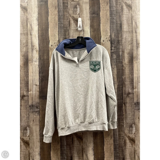 Sweatshirt Crewneck By Zoe And Liv In Grey, Size: L