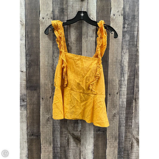 Top Sleeveless By Lc Lauren Conrad In Yellow, Size: L