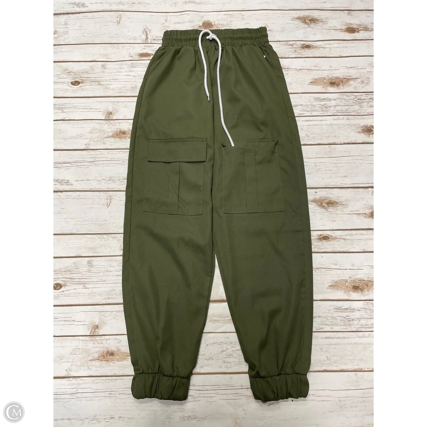 Pants Joggers By Cmf In Green, Size: M