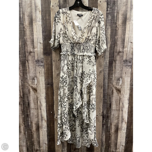 Dress Casual Maxi By Express In Snakeskin Print, Size: S