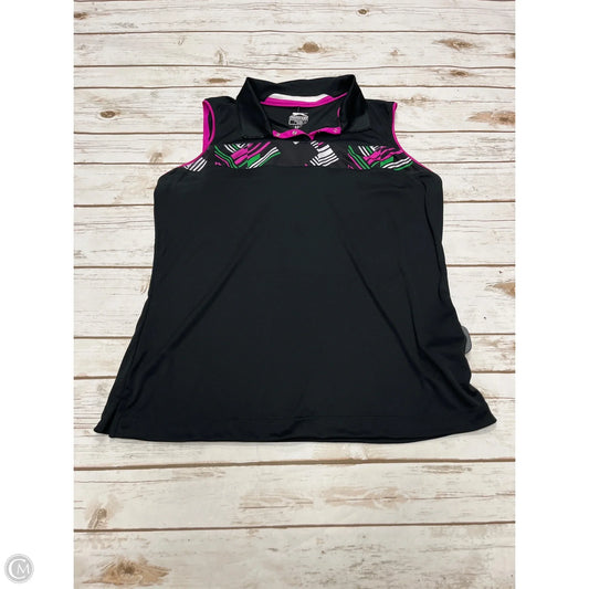 Athletic Tank Top By Slazenger In Black, Size: L