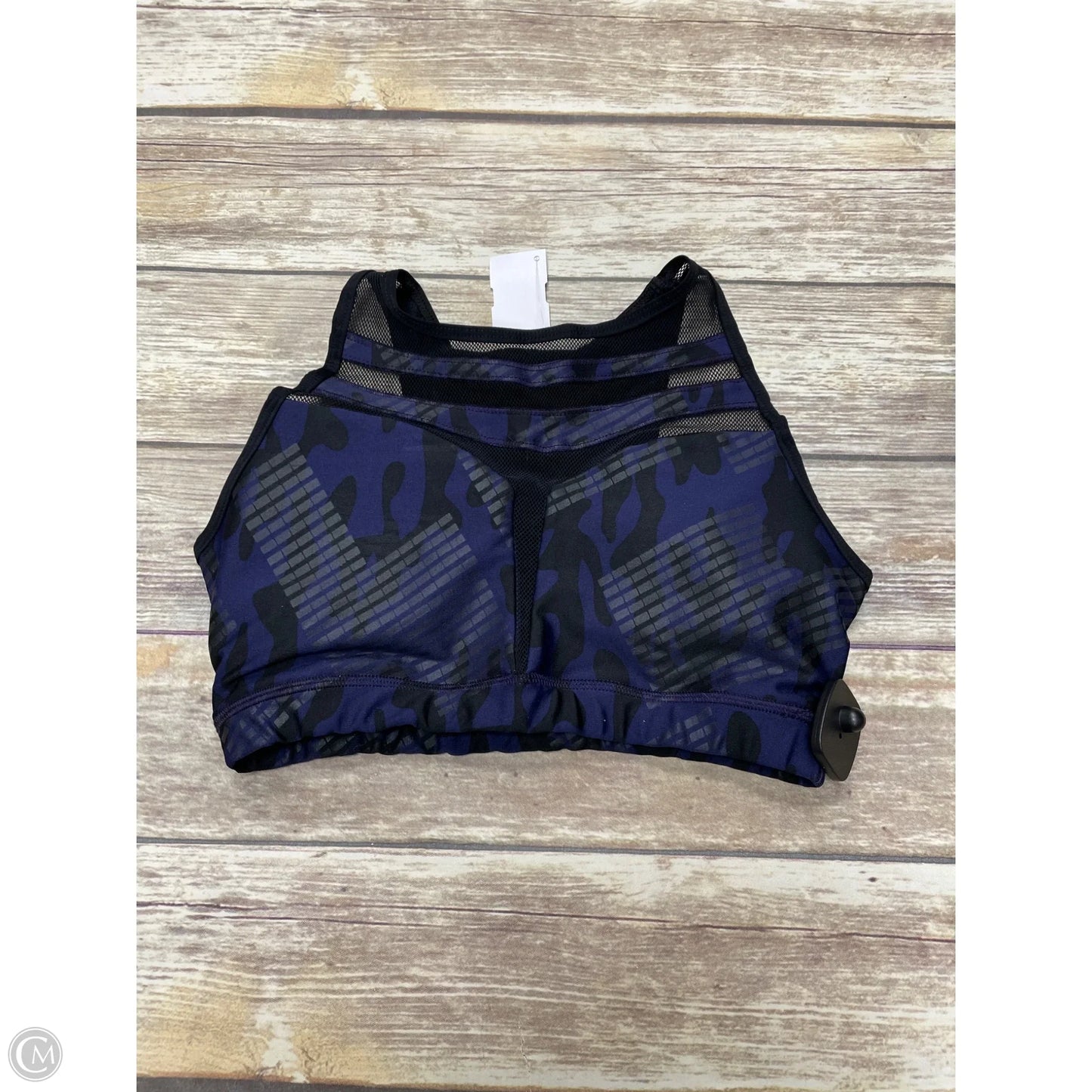 Athletic Bra By Cme In Camouflage Print, Size: M
