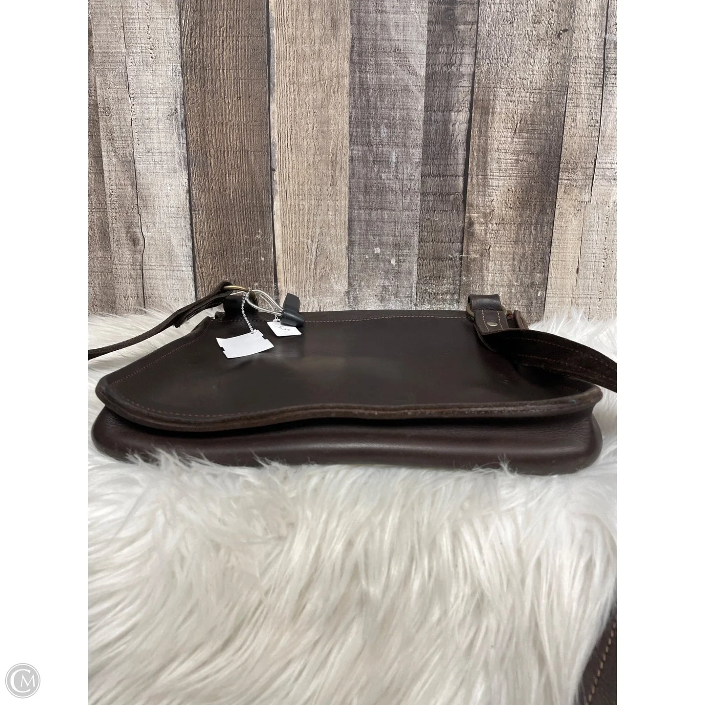 Crossbody Leather By Cme, Size: Medium