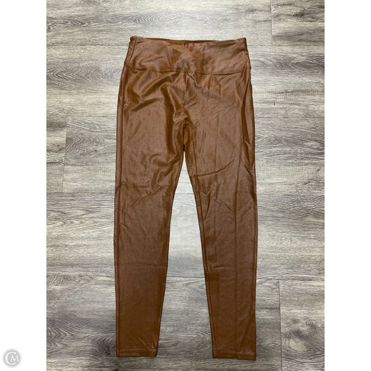 Pants Leggings By Cme In Brown, Size: M