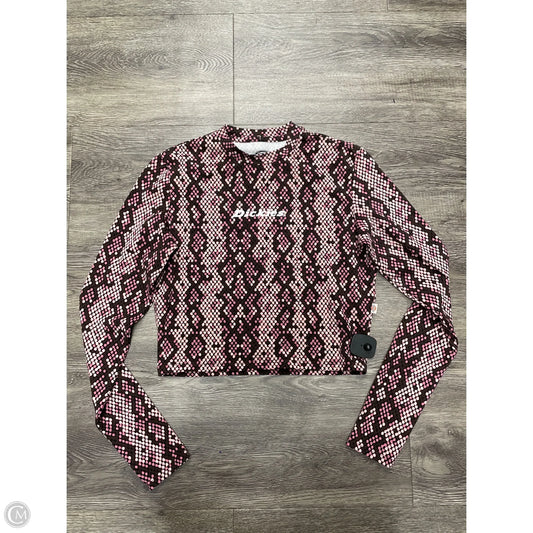 Top Long Sleeve By Dickies In Multi-colored, Size: M