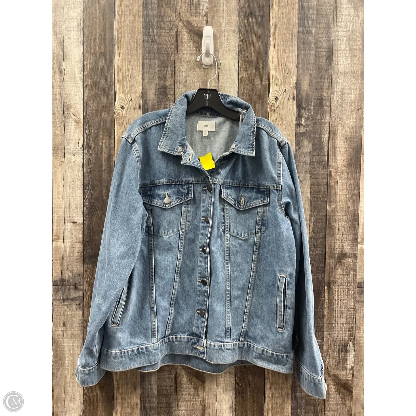 Jacket Denim By Bp In Blue Denim, Size: L