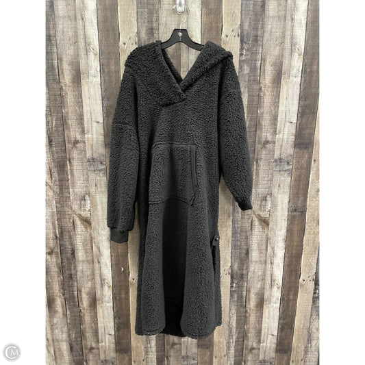 Jacket Fleece By Simply Vera In Black, Size: L