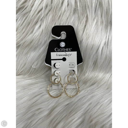 Earrings Hoop By Francesca's, Size: 02 Piece Set